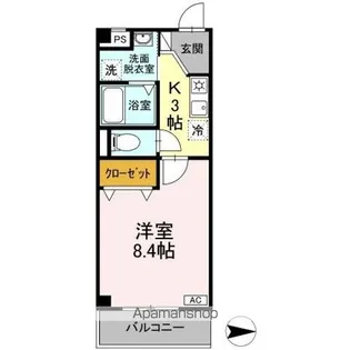 セントラルハイツ名古屋【1階】の間取り