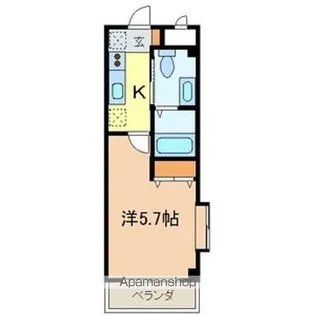 アクア入船【2階】の間取り