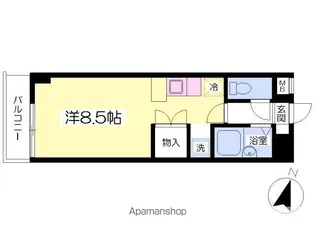 メゾン北仙台【403号室】の間取り