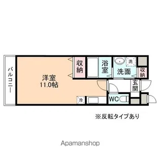 ヴィアーレ秋吉【203号室】の間取り