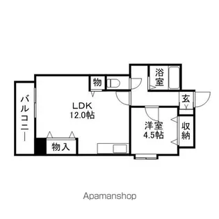 Kステーション大橋【2階】の間取り