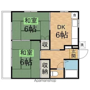 コーポみすみ【201号室】の間取り