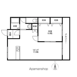 アーバンライト【2階】の間取り