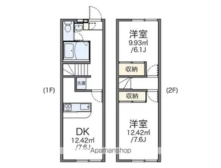 レオパレス藤崎【1階】の間取り