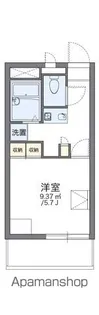 レオパレス龍南【102号室】の間取り