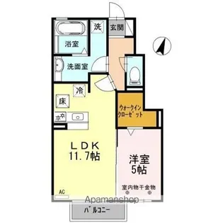 コンフォートK【1階】の間取り