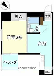 サンモール天王崎【406号室】の間取り