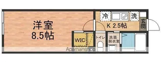 クレリス鎌ヶ谷【103号室】の間取り