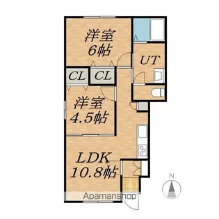 エミアスⅡ【1階】の間取り