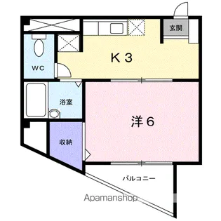 リトルコア【4階】の間取り