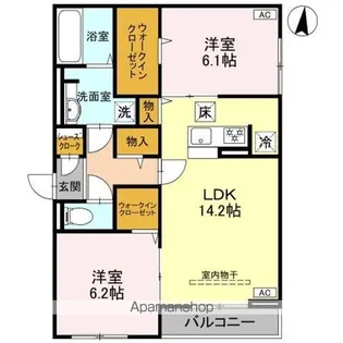 (仮)レイクタウン2丁目PJ III【1階】の間取り