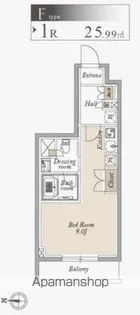 オーキッドレジデンス住吉【4階】の間取り