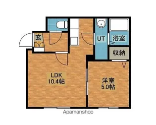 緑ヶ丘ロジュマン【4階】の間取り