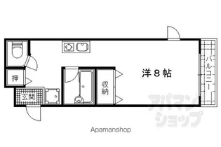 エミネンスコート瀬田【4階】の間取り