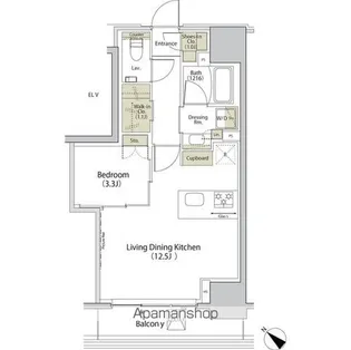 ザ・パークハビオ江古田【3階】の間取り