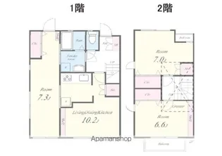 メゾン・ド・YKフルーブ【103号室】の間取り