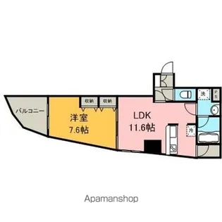 さくらHILLS富士見(フジミ)【4階】の間取り