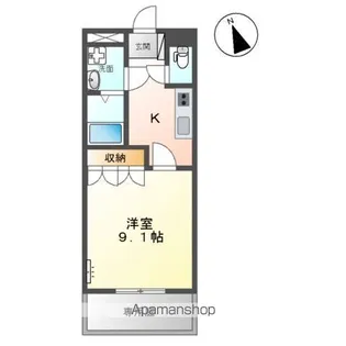 レイクレアⅠ【1階】の間取り