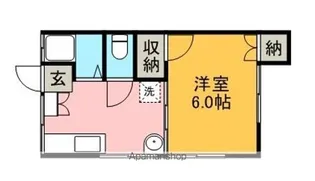 ぷちハウス唐湊【1階】の間取り
