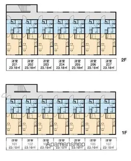 レオパレス牧場【105号室】の間取り