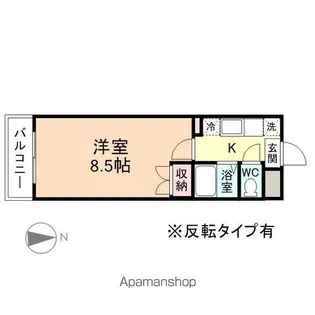 ジョイナス上袋【305号室】の間取り