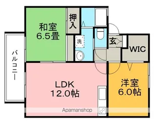 ファミーユシャトー【2階】の間取り