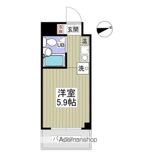 1Kの間取り画像