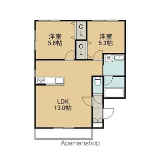 MAULOA【201号室】の間取り