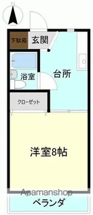 レジデンス佐藤【103号室】の間取り