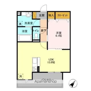 ベラヴィスタ蘇我【1階】の間取り