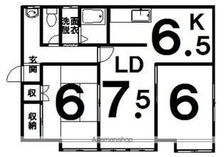 パークイースト【2号室】の間取り