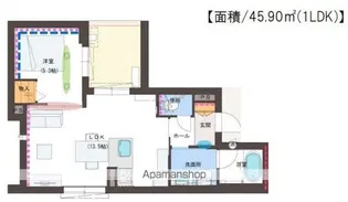 エクラージュM【3階】の間取り