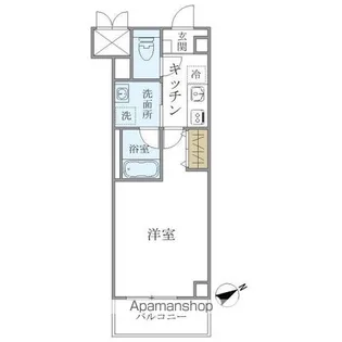 RA北田辺【402号室】の間取り