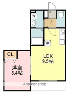 グリーンハピー柏木【3階】の間取り