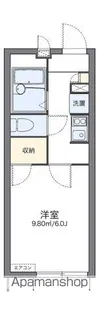 レオパレスルミエール四谷上町【1階】の間取り