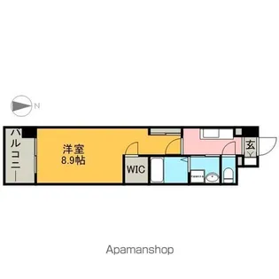 グランドソレイユ名駅【5階】の間取り