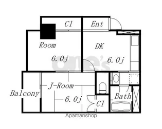 タウンローカス【403号室】の間取り