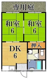 ハイツ四条大路A【1階】の間取り