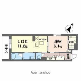 ヘミングウェイ【3階】の間取り