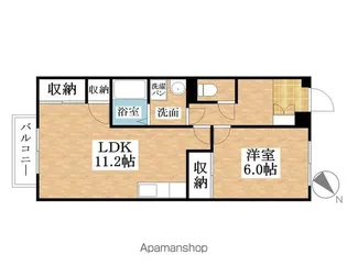 前野ヒルズ【203号室】の間取り