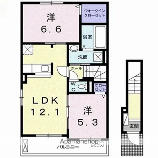 ALMO【2階】の間取り