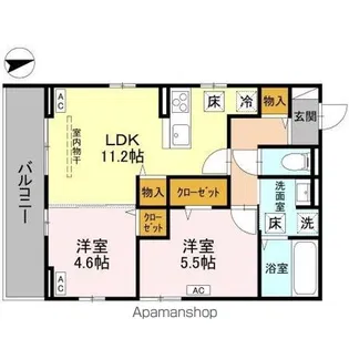 LA DOUCEUR戸田公園【1階】の間取り