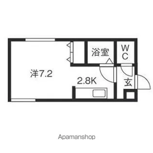 シティクレヴァライフ【206号室】の間取り