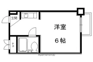 リバーコート北山【403号室】の間取り