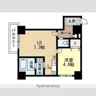 Levante元町【2階】の間取り