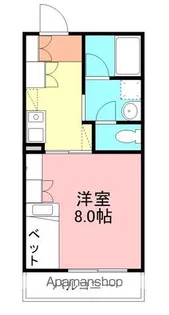 YNT第2マンション【312号室】の間取り