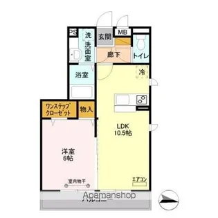 エクセル【2階】の間取り