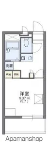 レオパレススターヒルズ【2階】の間取り