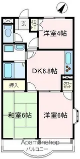 グリーンヒルマンション【2階】の間取り