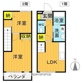 グレスコーポ【1階】の間取り